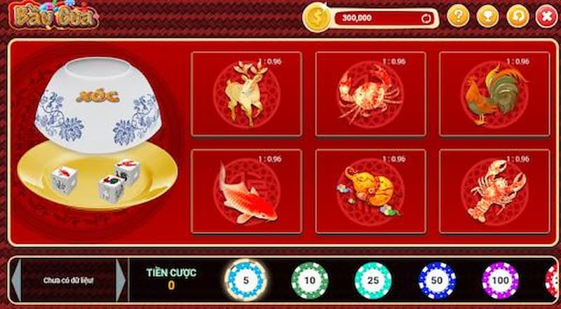 Luật chơi game bầu cua tôm cá M88 online